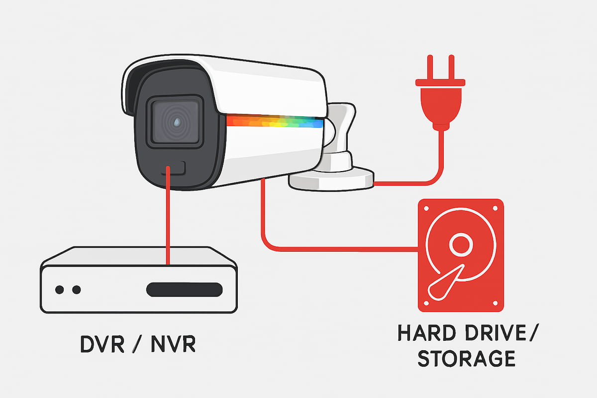 key components of a cctv system