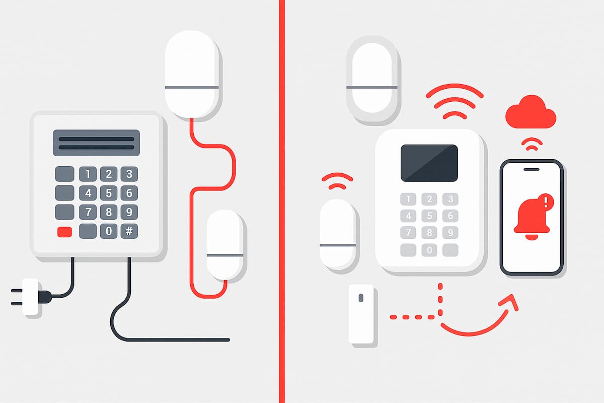 wired vs. wireless alarm systems